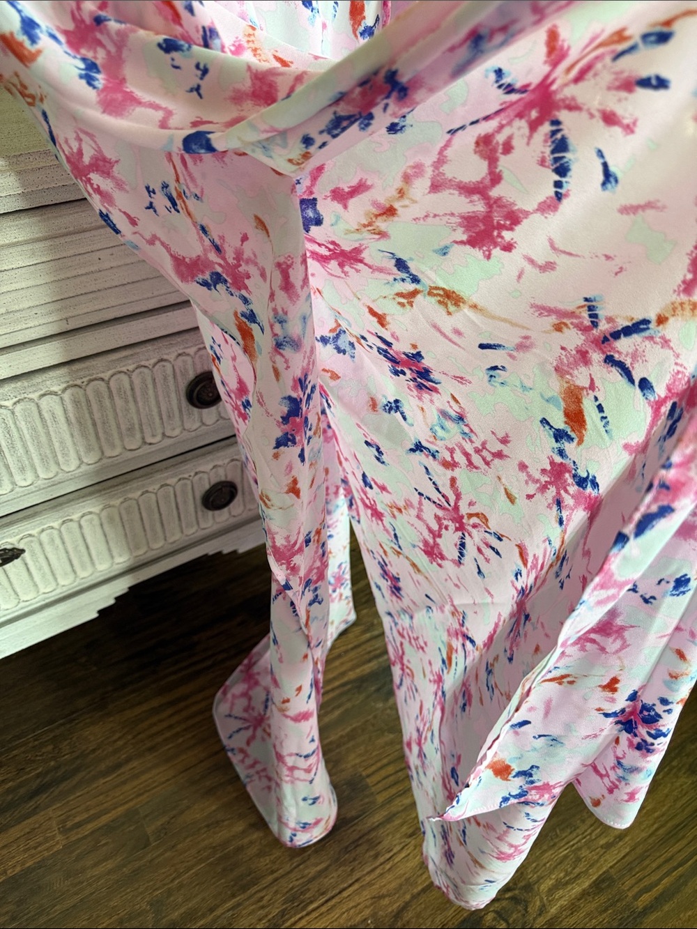 Buddy Love Pink Floral Maxi Caftan - Picture 6 of 7